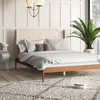 Colyt upholstered platform deals bed